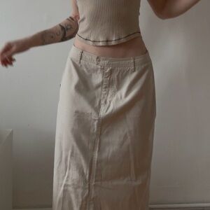 Vintage Maxi Cargo Skirt - Jamais Sans Toi ( small- medium)